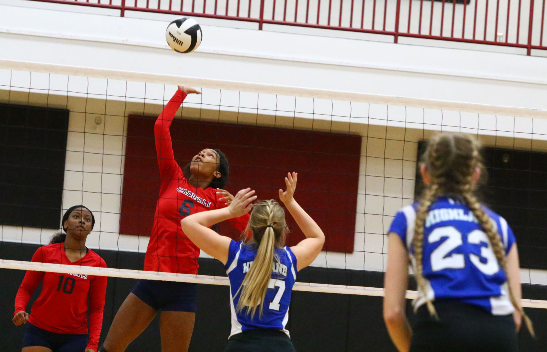 Gallery: Volleyball Sectional - East Chicago vs. Highland
